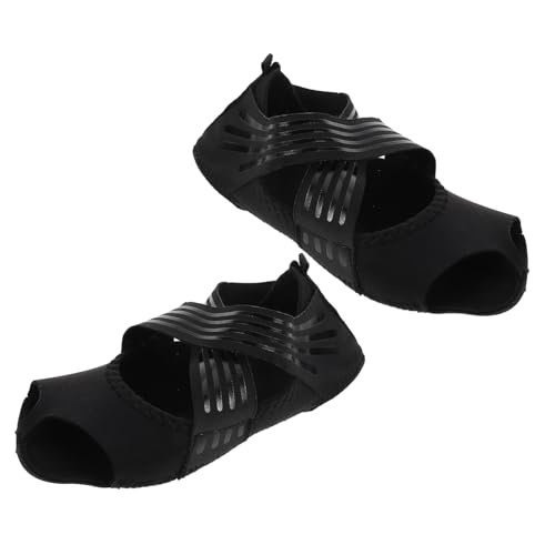 POPETPOP Damen Balletttanzschuhe Yoga Schuhe Schwarz S Rutsch Fitnessschuhe Vielseitig für Ballett Latin Dance Training und Leicht POPETPOP Damen Balletttanzschuhe Yoga Schuhe Schwarz S Rutsch Fitnessschuhe Vielseitig für Ballett Latin Dance Training und Leicht von POPETPOP