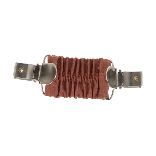 POPETPOP Damen Strickjacken Clip Elastischer Pullover Cinch Clip zum Taillieren Rutschfester Kragen und Schalclip für Cardigans Modischer Brust und Ausschnittschutz in Hellbraun von POPETPOP