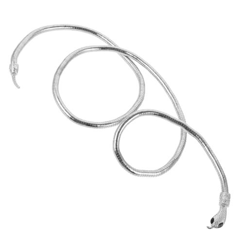 POPETPOP Flexibler Schlangen Choker aus Hautfreundlichem Verstellbare Damen Halskette und Armband mit Einzigartigem Schlangen Design Vielseitig Tragbar für Party Hochzeit und Alltag von POPETPOP
