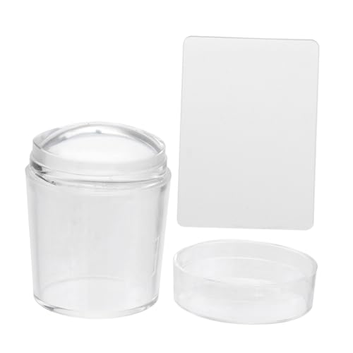 POPETPOP Silikon Stanzen Transparent Sichtbar K?rper Stanzen Gelee Klar Stamper Für Kunst Stempel Werkzeug Für N?gel Nail Art Stamper K? Klar Stamper Kind Weiß Spitz Polieren von POPETPOP