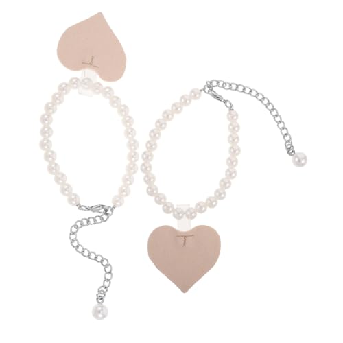 POPETPOP Französische Perlen Schuhkette mit Verstellbarem Riemen Rutschfeste Schuhdekoration für High Heels Modisches Fußschmuck Accessoire für Damen bei Hochzeiten und Festlichen Anlässen von POPETPOP