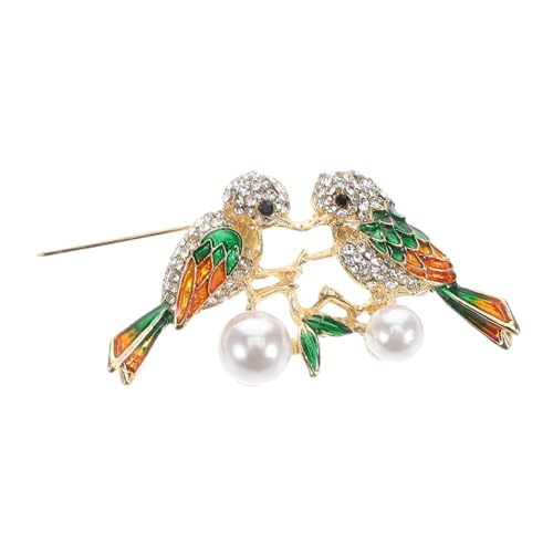 POPETPOP Frauen Brosche Zinklegierung mit Tier Magpie Anstecknadel für Kleidung Hüte Taschen Handwerkskunst Langlebig Perfektes Modisches von POPETPOP