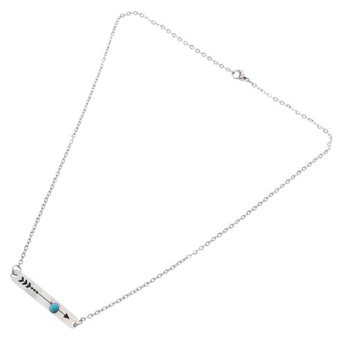 POPETPOP Geometrische Damen Halskette mit Modernem Anhänger Stilvolle Vintage Kette für Frauen Langlebiger Schmuck mit Sicherem Material Vielseitig für Partys und Alltag Geeignet von POPETPOP