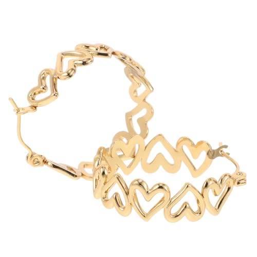 POPETPOP Goldene Herz Creolen Ohrringe aus Leichte Kleine Huggie Hoop Ohrringe für Empfindliche Ohren Minimalistische Ohrschmuck Damen Elegantes Design Hautfreundlich POPETPOP Goldene Herz Creolen Ohrringe aus Leichte Kleine Huggie Hoop Ohrringe für Empfindliche Ohren Minimalistische Ohrschmuck Damen Elegantes Design Hautfreundlich von POPETPOP