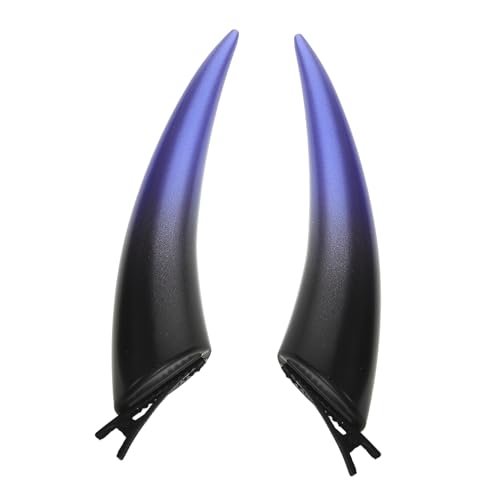 POPETPOP Gothic Ox Horn Haarklammern Halloween Damen Haarspangen Kostüm Zubehör Teufelshorn Clips für Cosplay Karneval und Fasching von POPETPOP