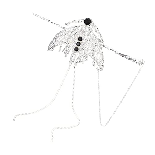 POPETPOP Haarnadel Krallenclip Aus Strass Haarspangen Für Mädchen Transfers Zum Basteln Aufreiben Strassbesatz Haarklammer Mit Blumenmuster Fee Blumenhaar Tiara Legierung Halter Fräulein von POPETPOP