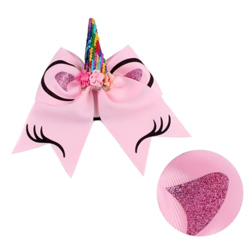 POPETPOP Haarschmuck Einhorn Haarspange Fliege Haarring Mädchen Haarseil Baby von POPETPOP