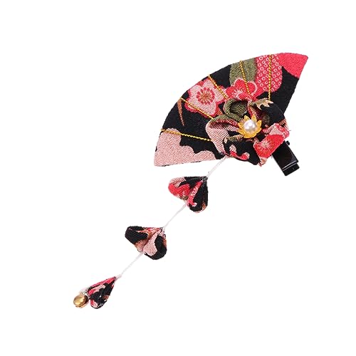 POPETPOP Haarspangen für Mädchen chinesische geschenke Blumenhaar Haarnadeln schwarz Haarklammer Haarnadel-Blumendekor Quaste Haarnadel Kimono Kopfbedeckung Ashin Haarschmuck Frau schmücken von POPETPOP