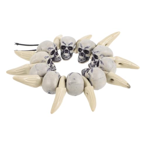 POPETPOP Halloween Armband Punk Stil mit Anhänger Langlebiges Stylisches Schmuckstück für Damen und Herren als Gruselige Deko und zu Halloween Partys von POPETPOP