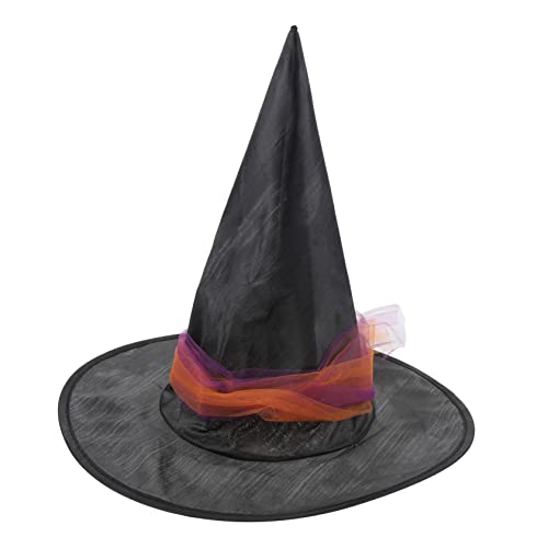 POPETPOP Halloween Hexenhut für Frauen Eleganter Cosplay Hut für Karneval Maskerade Partys für Besondere Anlässe Unvergessliche Halloween von POPETPOP
