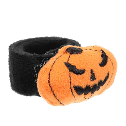 POPETPOP Halloween Kürbis Slap Armband Halloween Party Favors Spielzeug Handgelenksarmband Dekoratives Schnappband Für Jungen Mädchen Erwachsene Jugendliche von POPETPOP