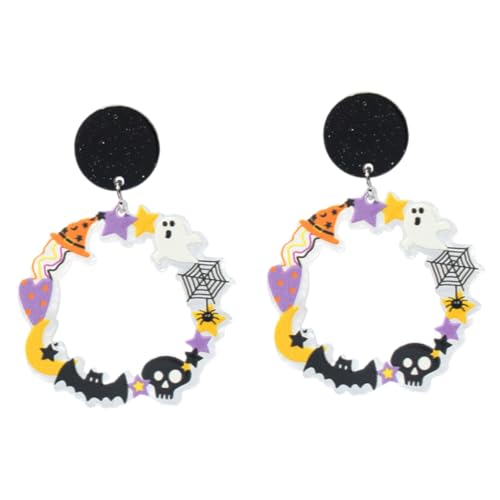 POPETPOP Halloween Ohrringe Damen Hängend Leicht Bat Spider Stil Modisch Frauen Ohrschmuck Einzigartig Hautfreundlich für Teens und Frauen von POPETPOP
