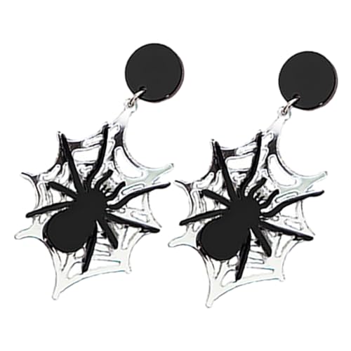 POPETPOP Halloween Ohrstecker Gothic Ohrringe Kleine Spinnen Ohrschmuck Damen Statement Ear Studs Leicht Tragbar Langlebig Geschenkidee für Mädchen und Frauen von POPETPOP