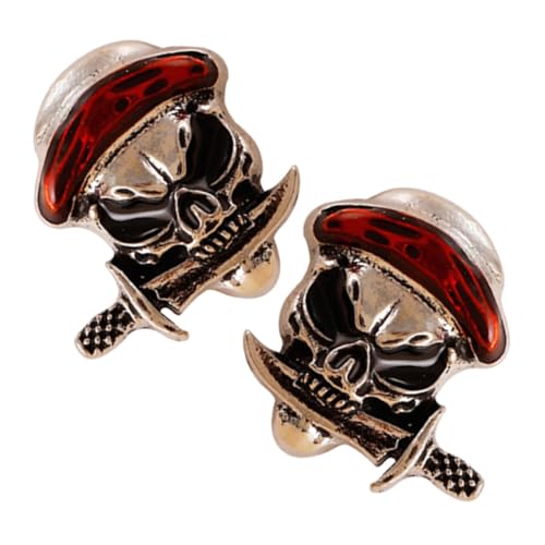 POPETPOP Halloween Ohrstecker Schädel Damen Zinklegierung Langlebig Modisch Charm Party Frauen Freunde von POPETPOP