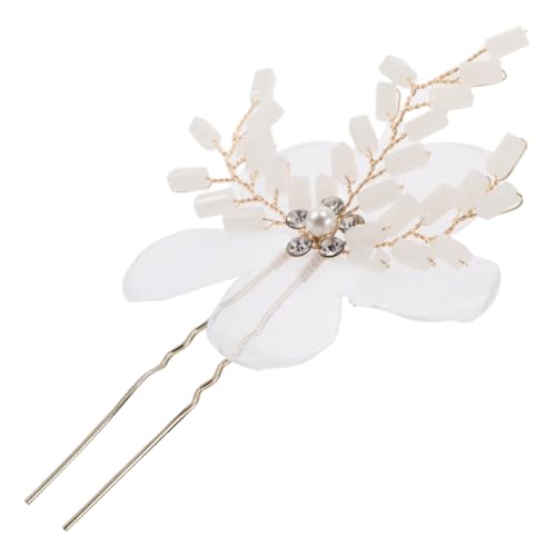 POPETPOP Handgefertigte Braut Haarnadeln Weichem Haarschonendem Material Haarschmuckspangen Zeitloses Design für Hochzeit Brautjungfern und Festliche Anlässe von POPETPOP