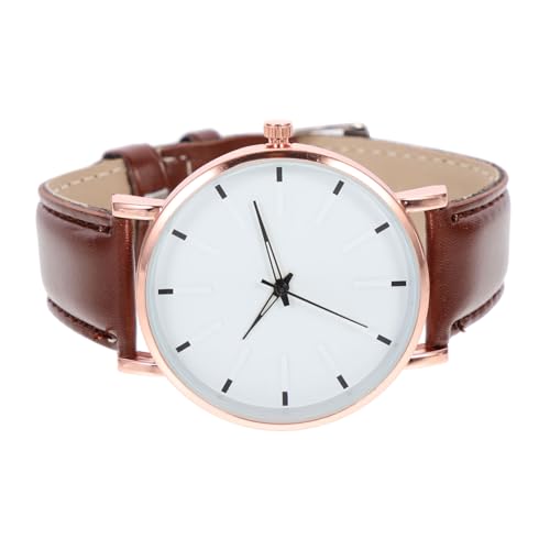 POPETPOP Herren Armbanduhr Quarz Dünne Lederuhr mit Verstellbarem Armband Stilvolles Design für Freizeit Hypoallergen Hautfreundlich Perfektes für Männer POPETPOP Herren Armbanduhr Quarz Dünne Lederuhr mit Verstellbarem Armband Stilvolles Design für Freizeit Hypoallergen Hautfreundlich Perfektes für Männer von POPETPOP