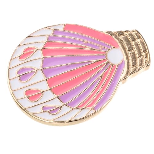 POPETPOP Herz Heißluftballon Brosche aus Langlebiger Zinklegierung mit Sicherem Verschluss Romantisches Accessoire für Rucksäcke Kleidung und Valentinstag Vielseitig Kombinierbar und von POPETPOP