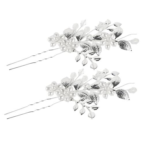 POPETPOP Hochzeit Haarkamm mit Strasssteinen und Perlen Leichter Stabiler Brautschmuck Komfortabel Langlebig Eleganter Haarschmuck für Bräute und Hochzeitsfotografie von POPETPOP