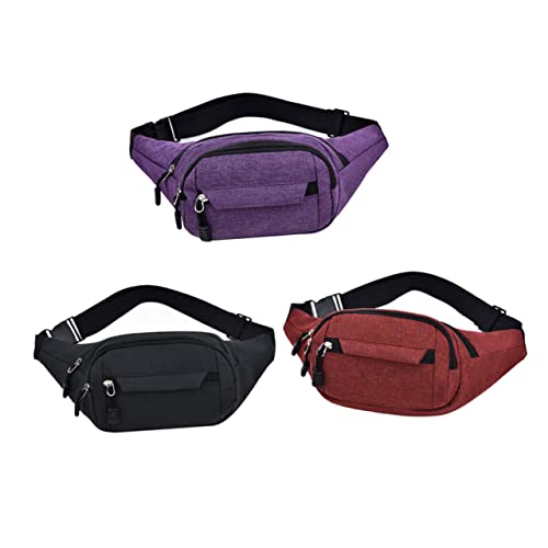 POPETPOP Gürteltasche Für Herren – Laufgürtel Aus Oxford-gewebe – Stilvolle Hüfttasche – Große Tasche Für Telefon Schlüssel Sportzubehör von POPETPOP