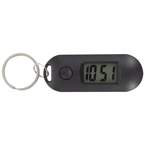 POPETPOP Taschenuhr Zubehör Keychain Pocket Hanging Uhrenschlüsselring Digital Uhr Tragbare Stummschalter Keychain Uhr Zubehör Zubehör von POPETPOP