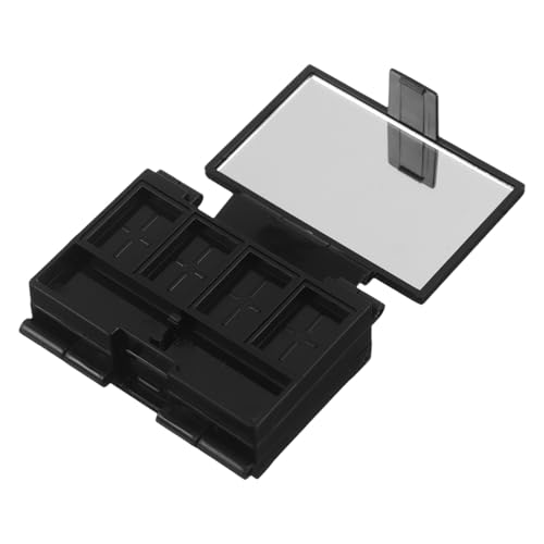 POPETPOP Schminkpalette Mit Spiegel Leere Make-up-palette Faltdesign Für Reisen Organizer Für Lidschatten Und Lippenstift Kleine Make-up-tasche Robuste Aufbewahrung Für Puder Und Kosmetika von POPETPOP