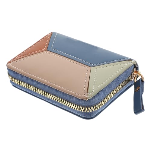POPETPOP Kleine Damen Kartenetui PU Mehrfachkartenhalter Kartenetui mit RFID Schutz Kompakt für Ausweis Kreditkarten und Wechselgeld Tasche von POPETPOP