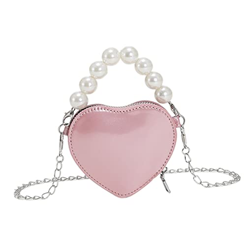 POPETPOP Kleine Herzförmige Umhängetasche für Damen Handtasche mit Kette für Hochzeiten Partys und Festlichkeiten Abendtasche für Mädchen POPETPOP Kleine Herzförmige Umhängetasche für Damen Handtasche mit Kette für Hochzeiten Partys und Festlichkeiten Abendtasche für Mädchen von POPETPOP