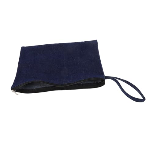 POPETPOP Kleine Kosmetiktasche Handtasche Clutch Bag Multifunktional für Reisen und Alltag Minimalistisches Design Robuste Stickerei Tragbare Make Up Organizer und Münzgeldbörse für Damen von POPETPOP