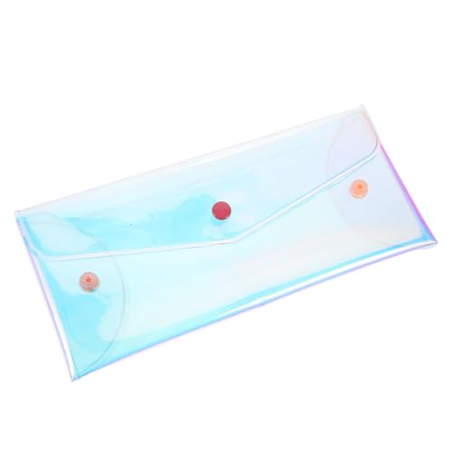 POPETPOP Kompakte Kleine Portemonnaie Damen Tragbare Kartenetui mit Münzfach Vielseitige PVC Geldbörse für Münzen Ohrhörer und Bargeld Praktisches Portemonnaie für Reisen und Alltag von POPETPOP