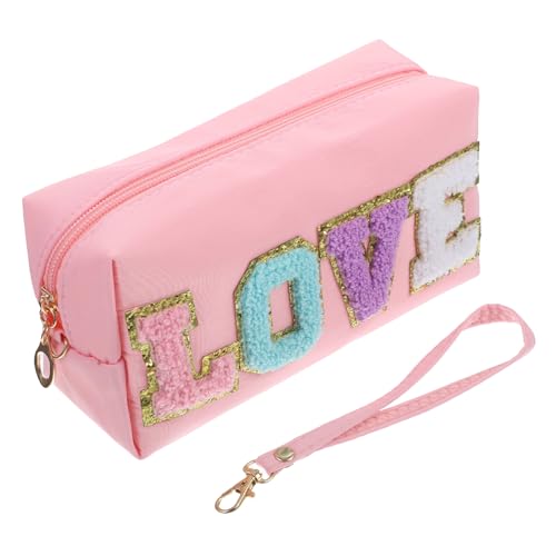 POPETPOP Kosmetiktasche Veranstalter Makeup Tasche Reise-Make-up-etui Make-up-zubehör Schminktasche Mit Reißverschluss Kosmetik-Reisetasche Polyester Aufbewahrungskiste Mädchen Reisen von POPETPOP