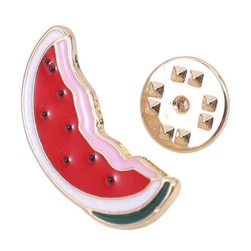 POPETPOP Kreative Wassermelonen Brosche Damen Modische Cartoon Anstecknadel aus Langlebiger für Kleidung Cardigan Schal Zubehör Stilvolles von POPETPOP