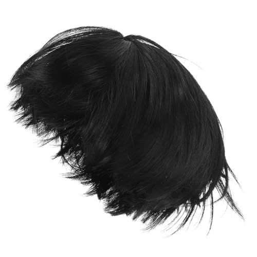 POPETPOP Kurzhaar Perücke Stil Modisch Leicht Langlebig Cosplay Party Haarteil für Damen und Herren Geeignet für Festival Alltag Themenfeiern Stilvolles Auffälliges Kostümzubehör von POPETPOP