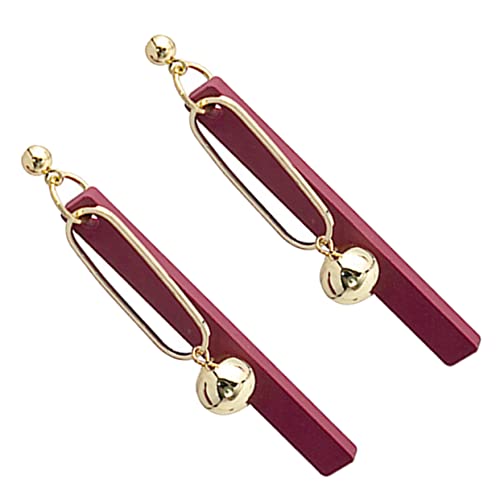 POPETPOP Lange Quastenohrringe Damen Leichte Hängende Ohrhänger Geometrisches Design Modisch für Herbst Winter Komfortabel und Robust Stilvolles Schmuckgeschenk für Frauen von POPETPOP