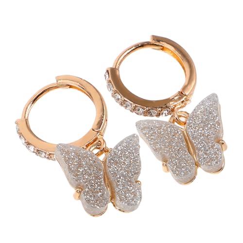 POPETPOP Leichte Schmetterlings Ohrringe aus Harz für Damen Verspieltes Design mit Feiner Handwerkskunst Motiv Vielseitig Einsetzbar für Alltag Partys und Hochzeiten von POPETPOP