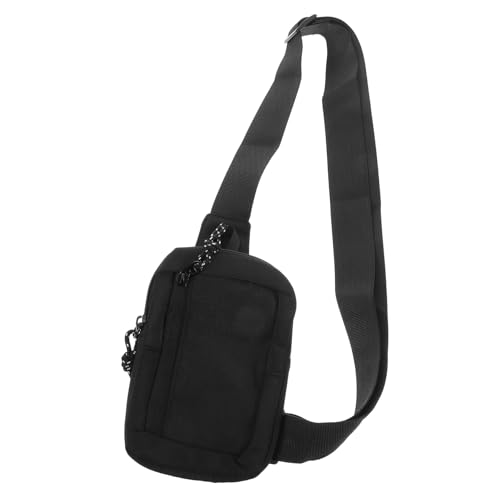 POPETPOP Leichte Wasserdichte Mini Sling Bag Herren Brustbeutel Kleine Crossbody Schultertasche Multifunktional Unisex für Reisen Wandern und Alltag Tragbar und von POPETPOP