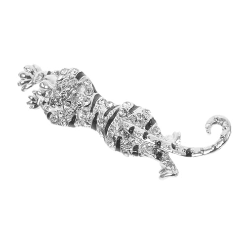 POPETPOP Leopard Brosche mit Strass Tier Anstecknadel für Kleidung Damen Brosche für Schal Geschenkidee Robust und Stilvoll Einzigartiges Design von POPETPOP