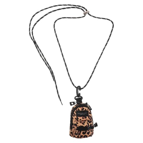 POPETPOP Leopard Print Mini Umhängetasche Soft Earphone Pouch Crossbody Bag für Damen Outdoor Reise Sport Modisch Praktisch Leicht Tragbar von POPETPOP