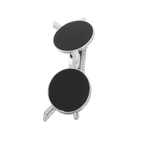 POPETPOP Lustiger Schwarzer Sonnenbrillen Haarclip mit Metallfeder Klemme Sicherer Leichter Haarschmuck für Damen und Mädchen Modisches Accessoire für Alltag und Party von POPETPOP