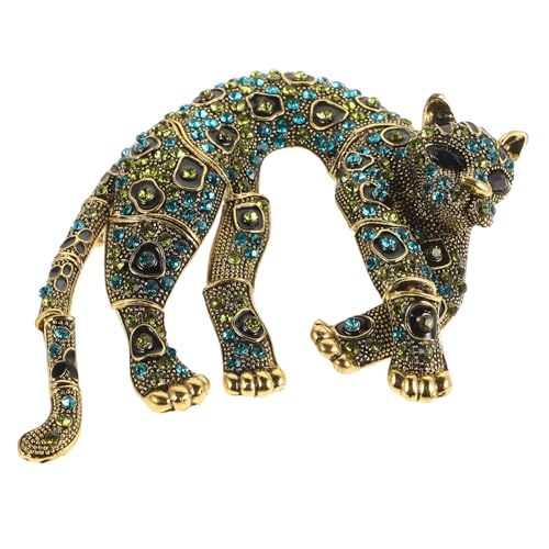 POPETPOP Männer Brosche Leopard Strass Broschen Pin aus Zinklegierung Voll mit Funkelnden Modische Anstecknadel für Jacken Hemden Tier Dekoration Langlebiges Schmuckaccessoire POPETPOP Männer Brosche Leopard Strass Broschen Pin aus Zinklegierung Voll mit Funkelnden Modische Anstecknadel für Jacken Hemden Tier Dekoration Langlebiges Schmuckaccessoire von POPETPOP