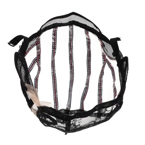 POPETPOP Mesh-Hut mit Spitzenband Perückenkappe aus Seide Haarnetz für Perücke Haarnetze perücken kappe elastisches Perückenzubehör elastisches Mesh-Haarnetz atmungsaktiv Mesh-Kappe Damen von POPETPOP