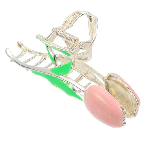 POPETPOP Metall Haarspange Tulpenform Haarklammer für Dickes Haar Leichter Fester Vielseitig Einsetzbar Haarklammer für Damen Eleganter Look von POPETPOP