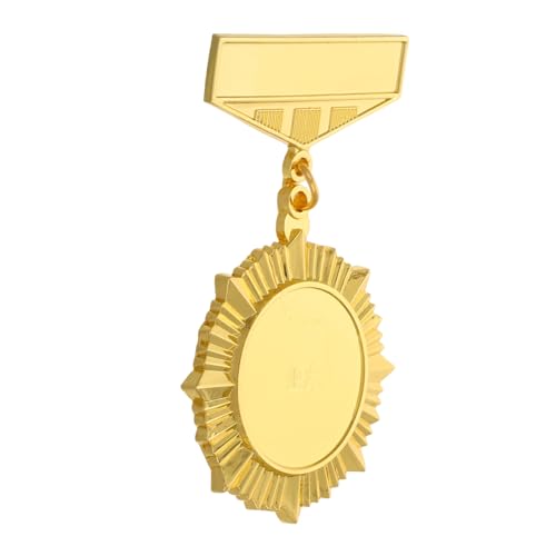 POPETPOP Metallabzeichen Brosche Herren Vintage Medaille Anstecknadel aus Zinklegierung für Uniform Kostüm Vielseitiges Abzeichen für Jacke Mantel Hut und Auszeichnungen von POPETPOP