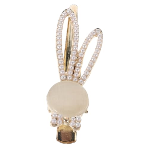 POPETPOP Niedliche Hasenohren Haarklammern für Mädchen Langlebige Farbbeständige Haarspangen Modisches Accessoire für Kurze Haare für und Abstehende Haare Vielseitig Einsetzbar von POPETPOP