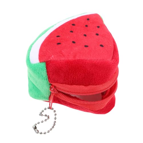 POPETPOP Niedliche Wassermelonen Kleingeldbörse Damen Kleine Münzgeldbörse mit Reißverschluss Langlebig Kompakt Multifunktional für Münzen Schlüssel Karten von POPETPOP