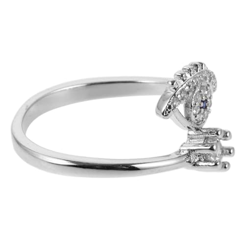 POPETPOP Offener Fingerring mit Blauem Auge Verstellbar Modischer Schmuck für Damen Mädchen Schlichtes Design Komfortabel Stilvoll Kreatives Trendiger Damenschmuck von POPETPOP