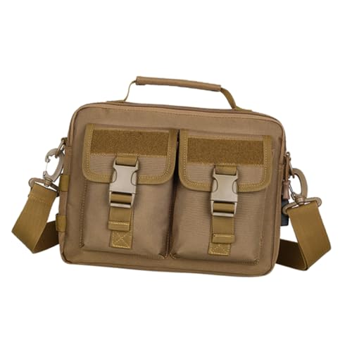 POPETPOP Outdoor Angeltasche Herren Großes Fassungsvermögen Leichte Camping Umhängetasche Multifunktional mit Mehreren Taschen für Wandern Radfahren und Erholung von POPETPOP