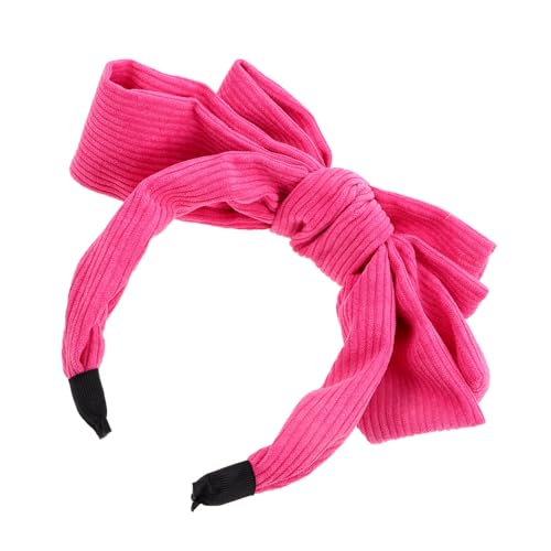 POPETPOP Oversized Corduroy Haarband mit Großer Schleife Weiches Strapazierfähiges Haarschmuck Accessoire für Damen und Mädchen für Partys Festlichkeiten und Verschiedene Frisuren von POPETPOP