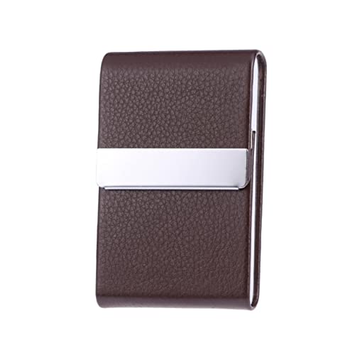 POPETPOP PU Visitenkartenhalter PU Leder Design für Kreditkarten und Ausweise Stabil und Schützend Tiefbraun für Professionellen Einsatz POPETPOP PU Visitenkartenhalter PU Leder Design für Kreditkarten und Ausweise Stabil und Schützend Tiefbraun für Professionellen Einsatz von POPETPOP