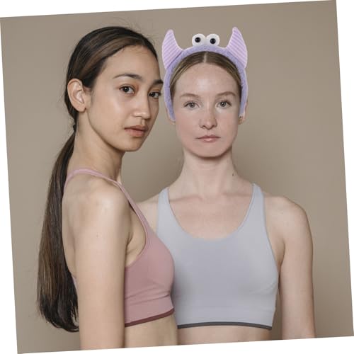 POPETPOP Padded Stirnband Damen Waschgesicht Haarband Weiches Bequemes Haarschmuck Für Spa Make Up Entfernen Modisches Kopfband Mit Chic Textur Leichtes Styling Accessoire Für Alltag Und von POPETPOP