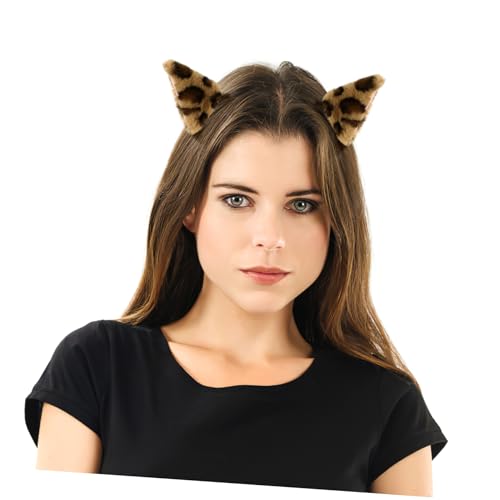 POPETPOP Katzenohren Haarclip Halloween Einzigartige Haarspangen Unverwechselbarer Haarschmuck Langlebige Materialien Haarzubehör Für Festivals Und Partys von POPETPOP
